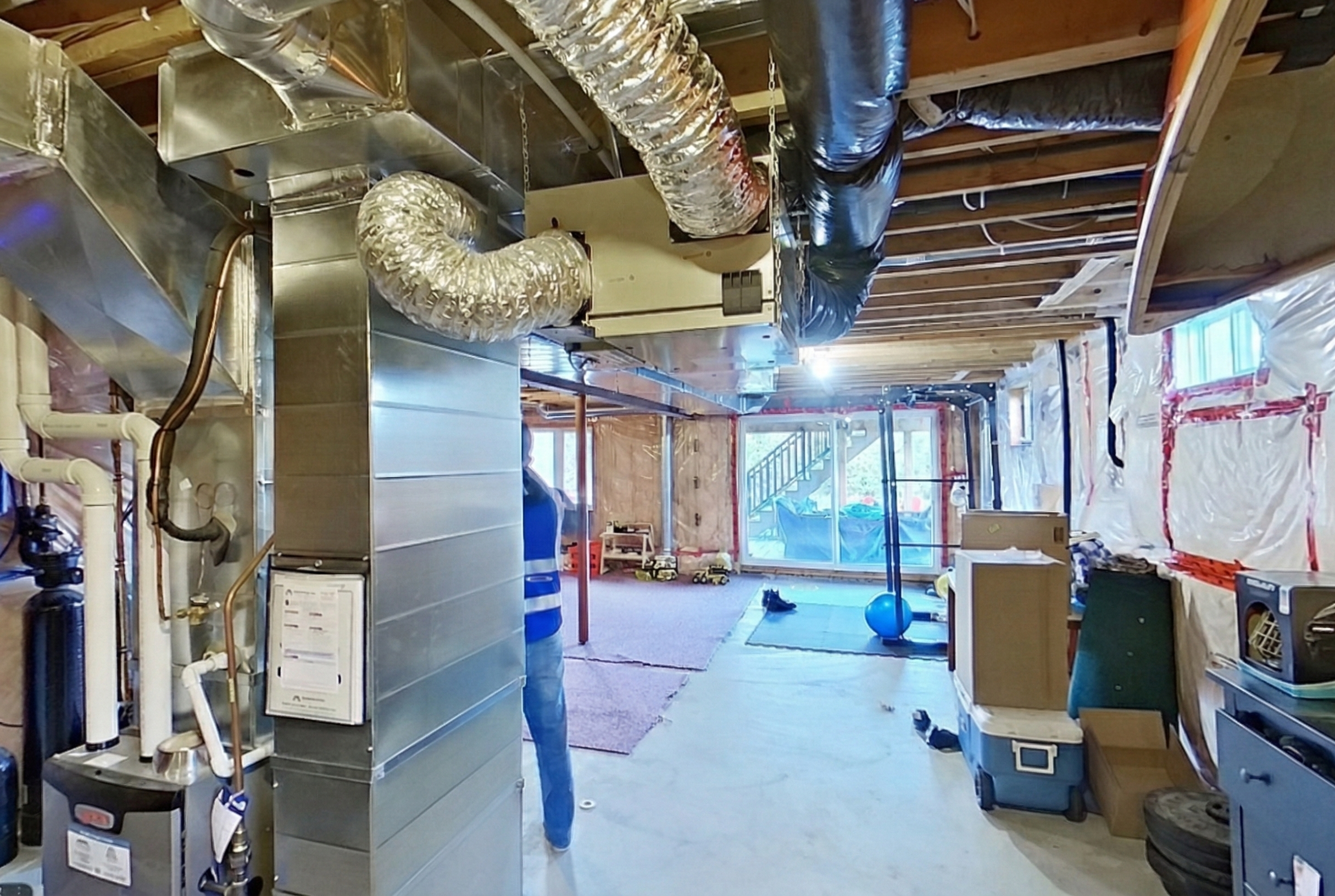 Before: Patio door area